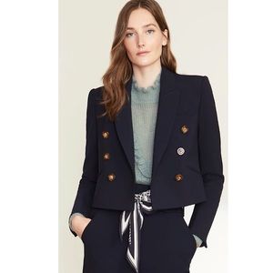 Veronica Beard Nevis Stretch Jacket in Navy –– NWT